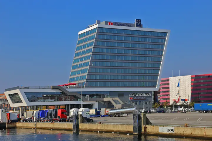 Terminalgebäude am Schwedenkai